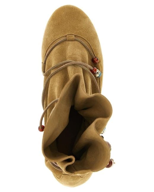 Isabel Marant Brown Solid Letiz Boots