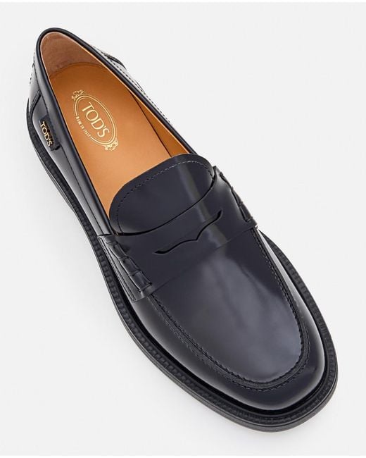 Tod's White Leather Loafer