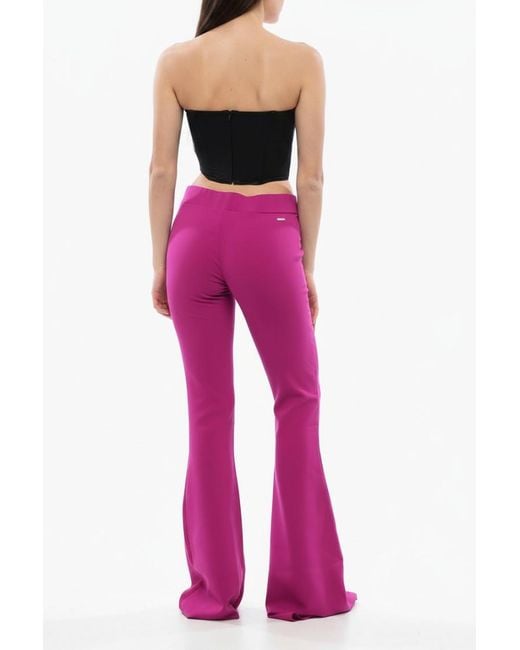 DSquared² Flared Flat Front Pants