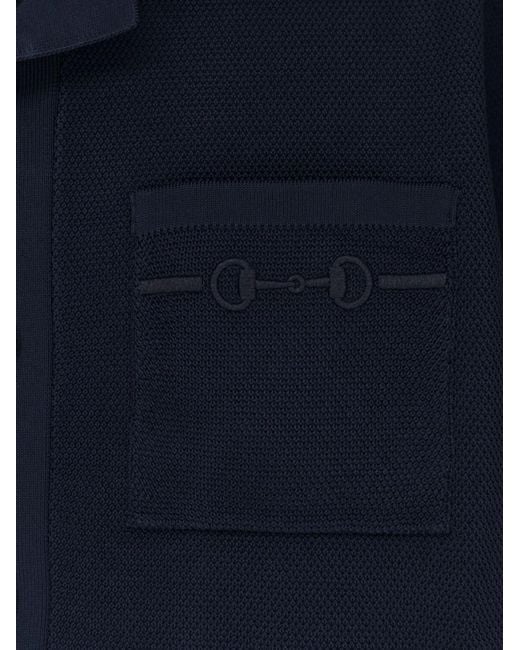 Gucci Blue Regular Shirt for men