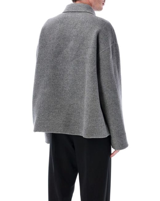 Jil Sander Gray Wool Jacket for men