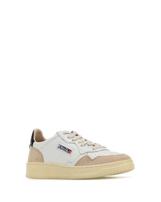 Autry White Side Logo Sneakers for men