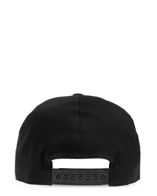 Rick Owens Black Logo Baseball Hat