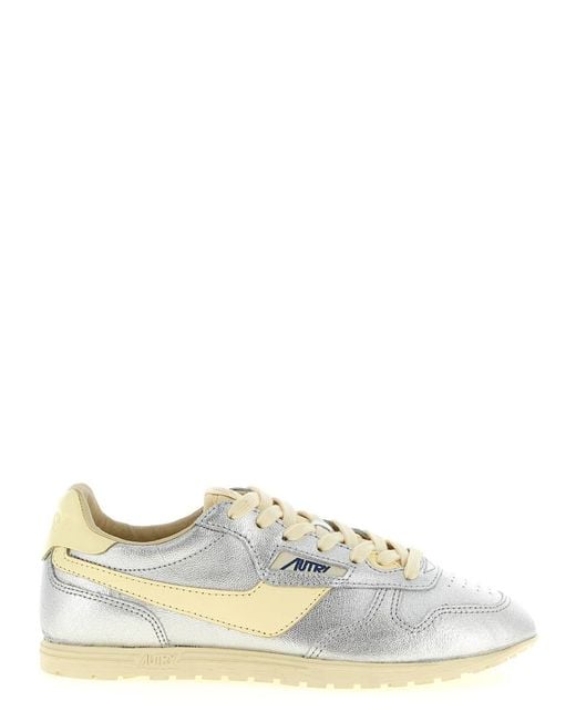 Autry White Logo Sneakers