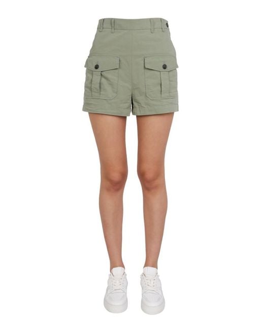 Philippe Model Green Solid Shorts
