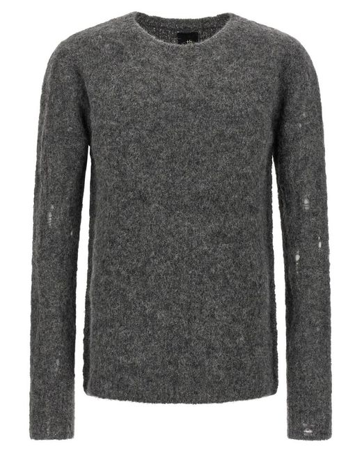 Thom Krom Gray Wool Sweater for men