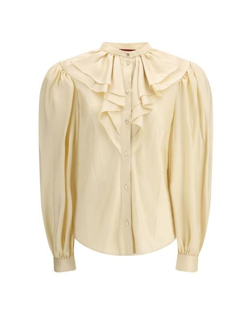 Gucci Natural Regular Solid Shirt