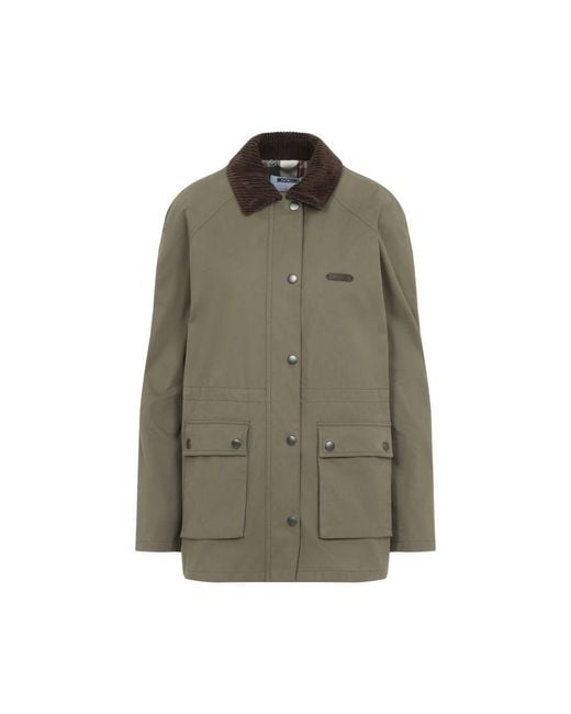 Moschino Green Cotton Jacket