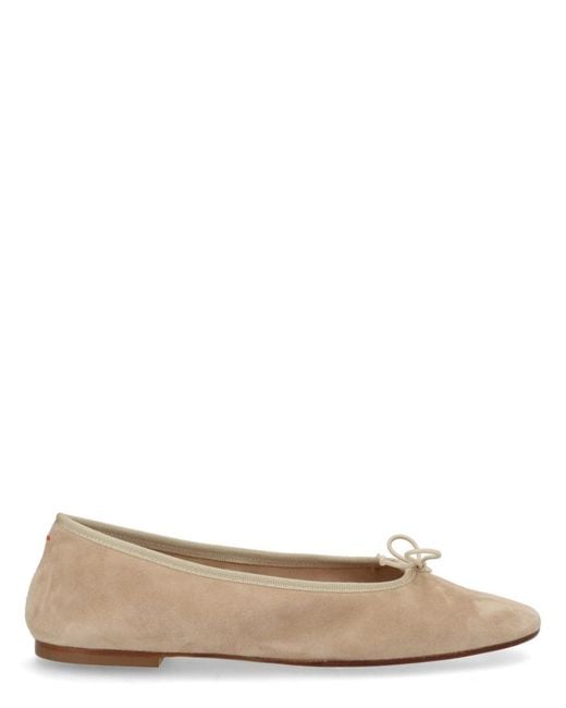 Aeyde Natural Bow Ballet Flats
