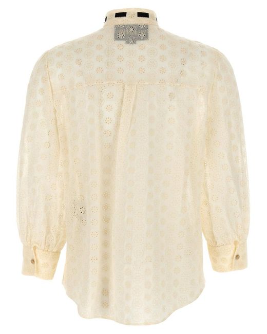 Valentino Garavani Natural Sangallo Shirt