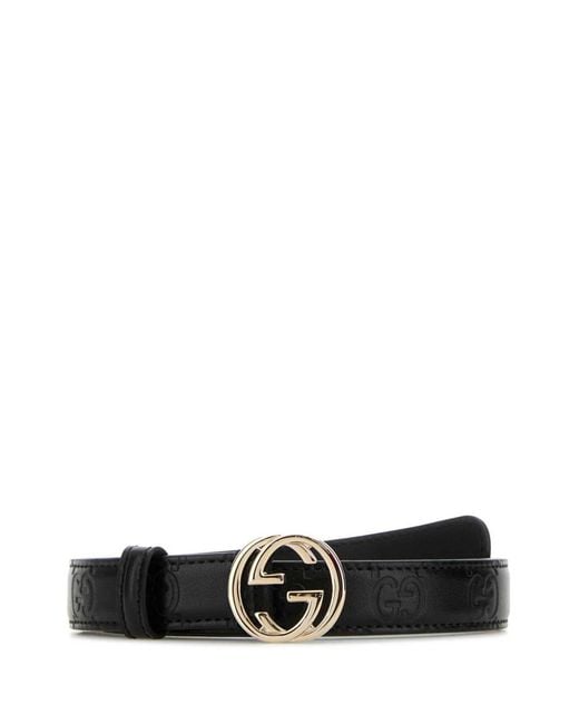 Gucci White Belt