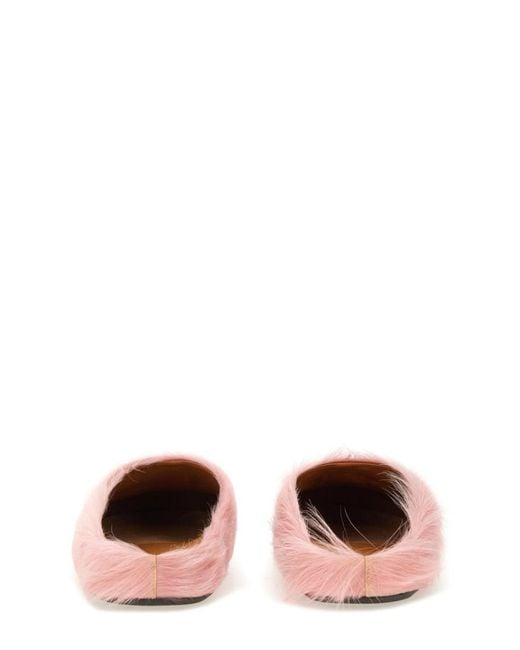 Marni Pink Solid Sandals for men