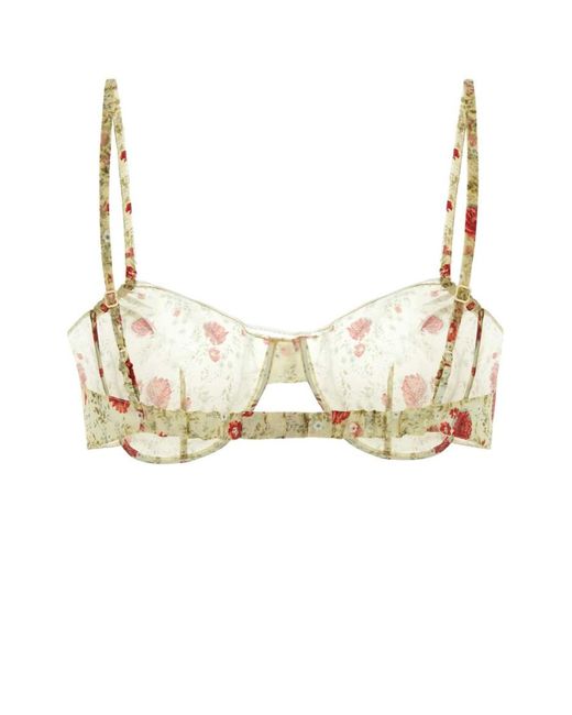 Prada Multicolor Printed Nylonette Crop-Top