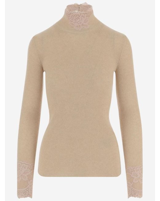 Valentino Garavani Natural Wool Sweater