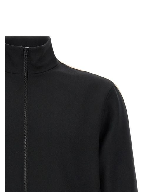 Valentino Black Solid Turtle Neck Sweatshirt for men