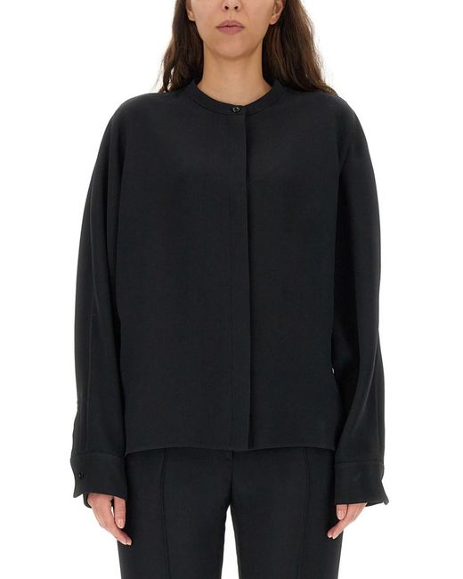 Jil Sander Black Regular Solid Shirt