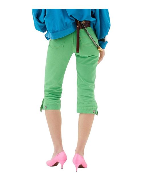 Versace Green Regular Mid Rise Jean