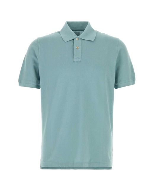 Fedeli Blue Light- Solid Polo for men