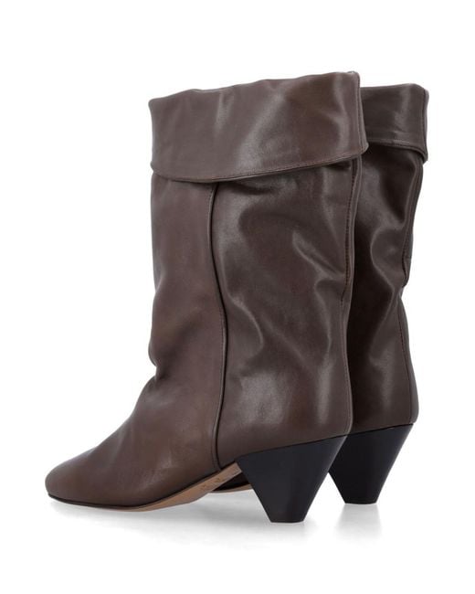 Isabel Marant Brown Solid Boots