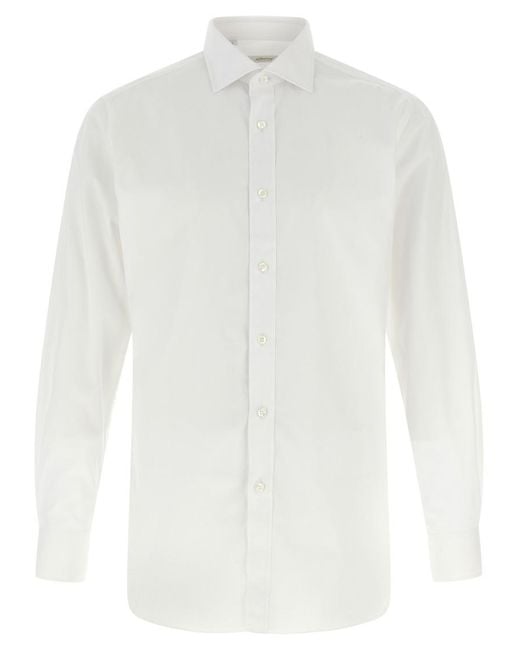 Brioni White Trevi Mark Shirt for men
