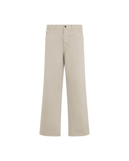 Prada Natural Light Loose Pants for men