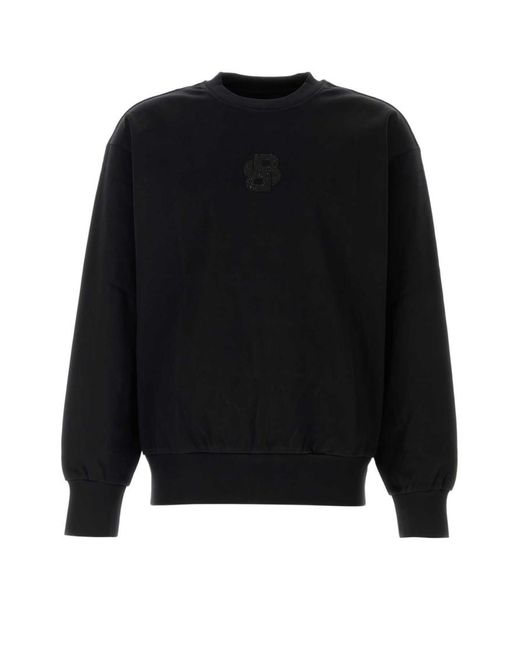 Boss Black Cotton Sweatshirt for men