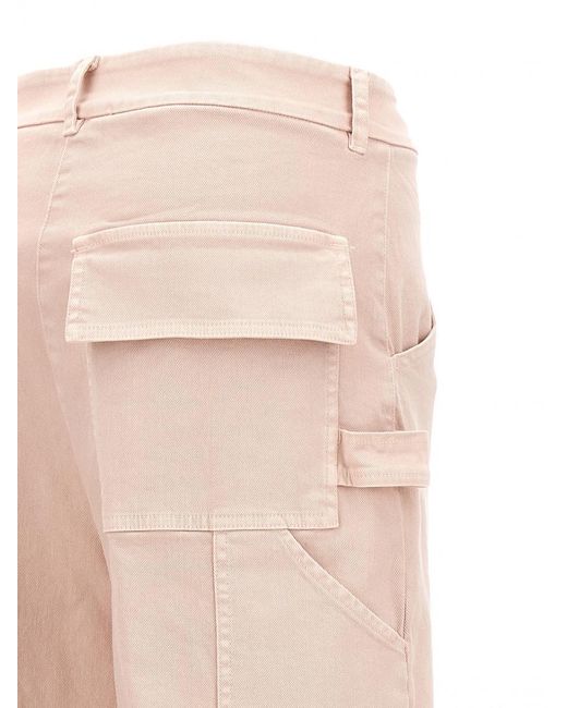 Nude Pink Cargo Pants