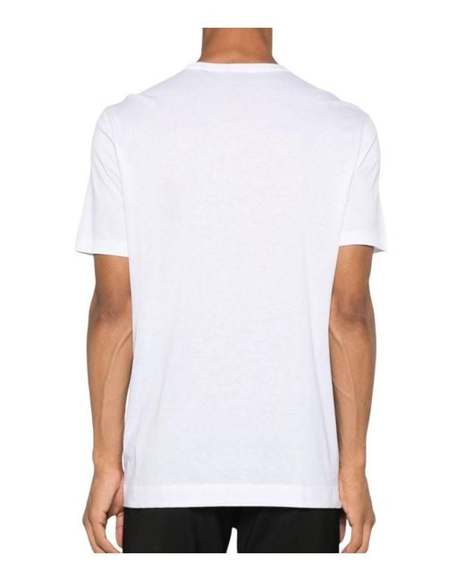 Boss White Solid Polo for men