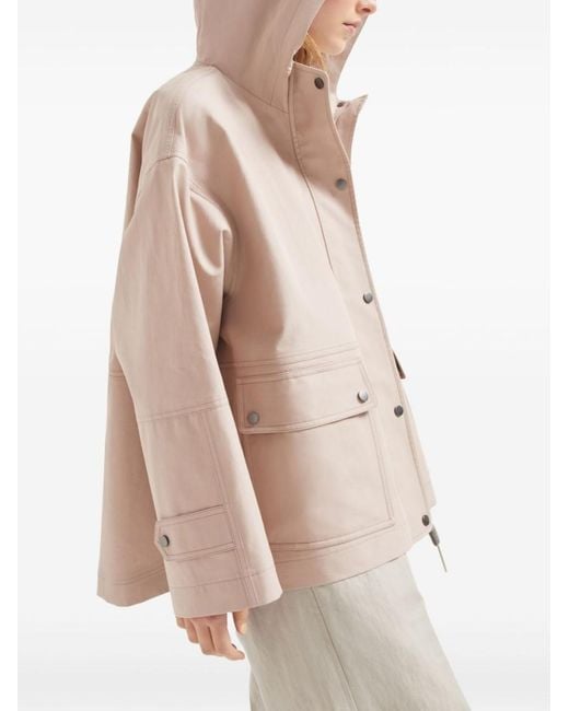Brunello Cucinelli Natural Waterproof Jacket