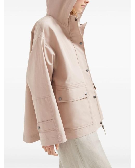 Brunello Cucinelli Natural Waterproof Jacket