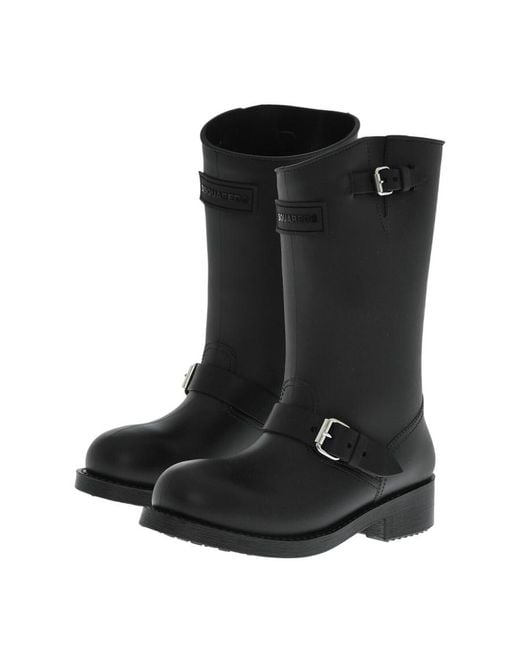 DSquared² Black Logo Boots