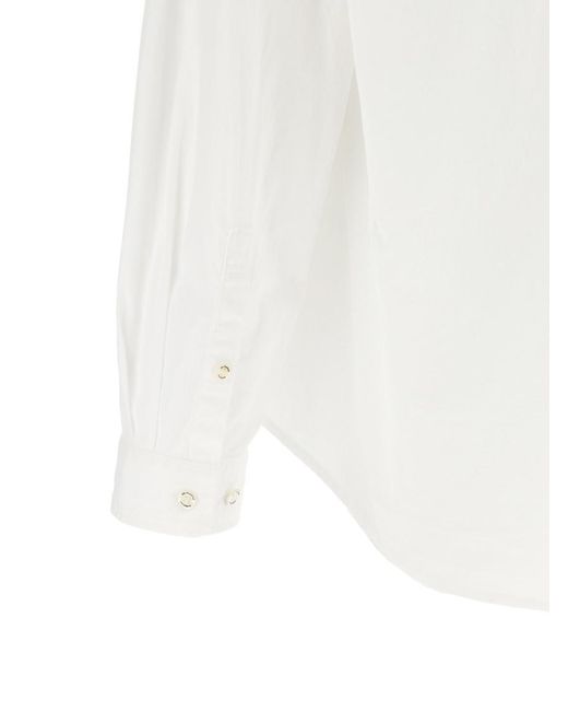 Undercover White Regular Solid Shirt for men