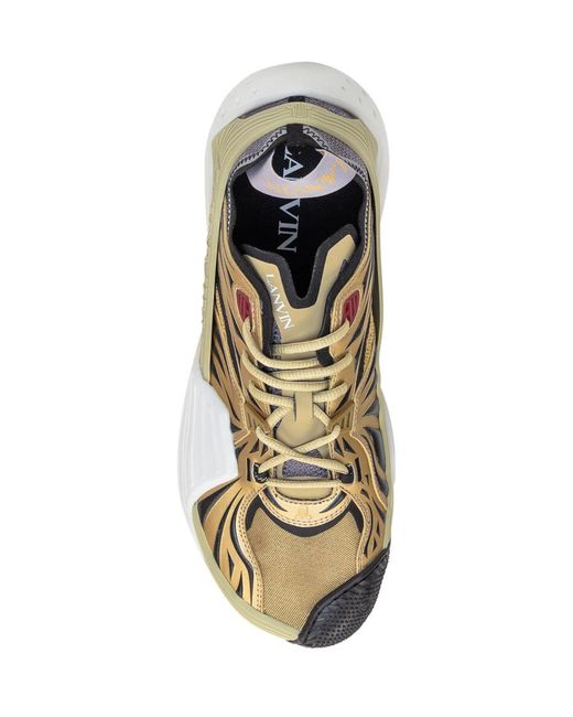 Lanvin Multicolor Graphic Flash-X Sneakers for men
