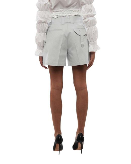 Off-White c/o Virgil Abloh Gray Solid Shorts