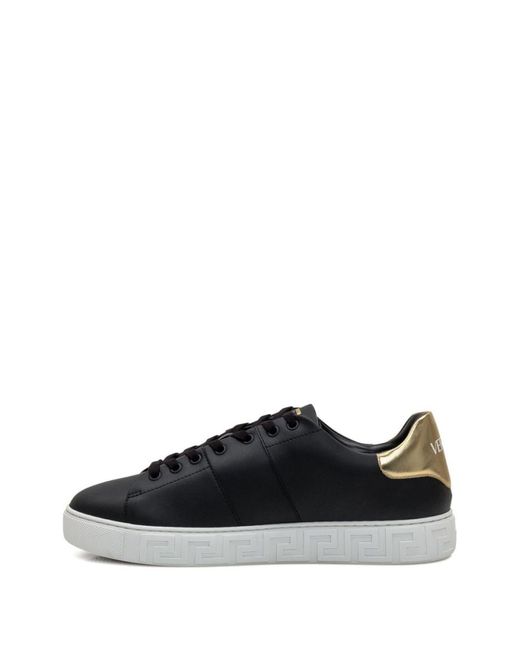Versace Black Sneakers With Detail for men