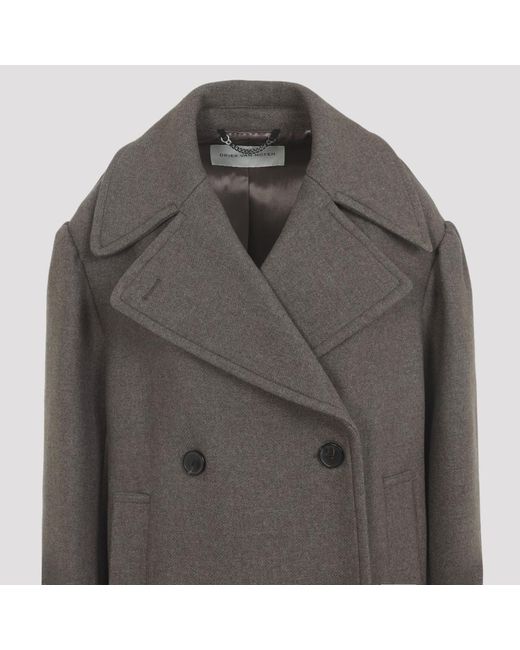 Dries Van Noten Gray Raquel Coat