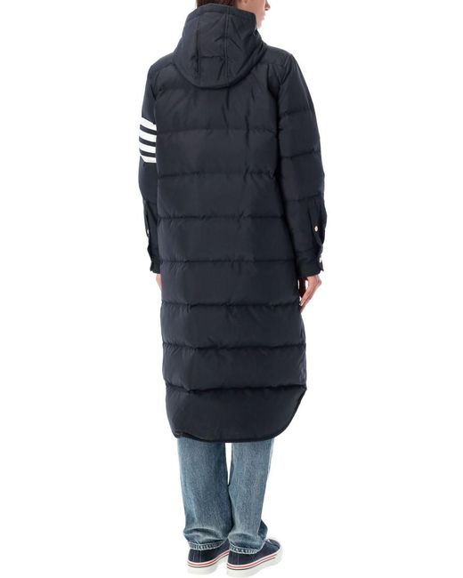 Thom Browne Blue Long Padded Jacket