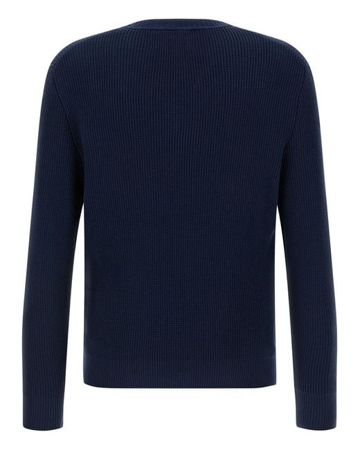 Ballantyne Blue Argyle Pattern Sweater for men