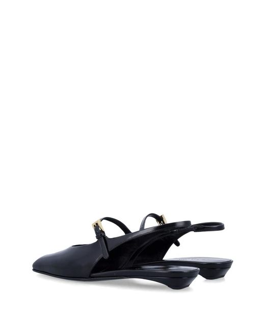 Prada White Slingback Ballet Flats