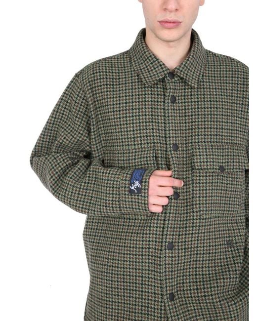 MSGM Green Oversized Shirt for men