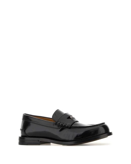 Gucci Black Flat Shoes for men