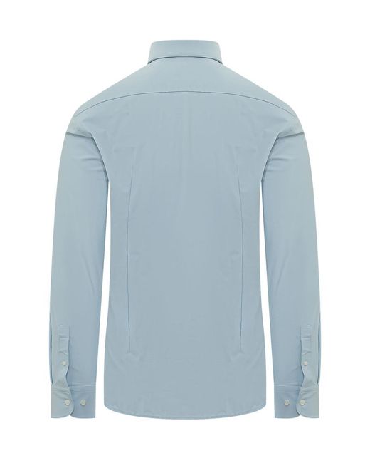 Boss Blue Regular Solid Shirt for men