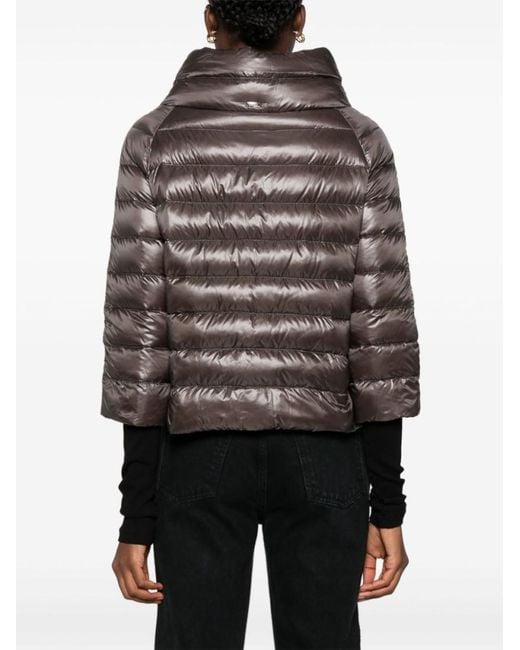 Herno Brown Sofia Short Down Jacket