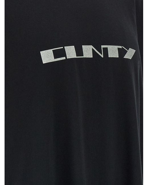 Rick Owens Black 'Trap T' Top for men