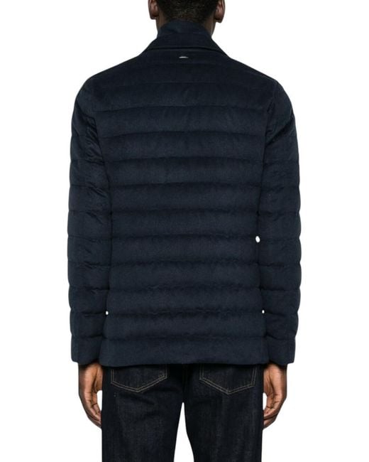 Herno Blue Regular Jacket for men