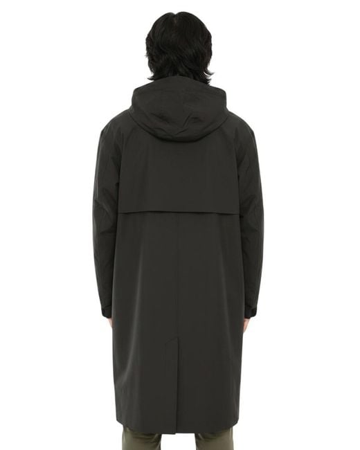 Woolrich Red Relaxed Solid Trench Coat for men