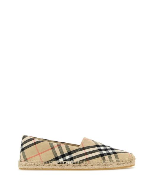 Burberry Natural Check Espadrilles for men