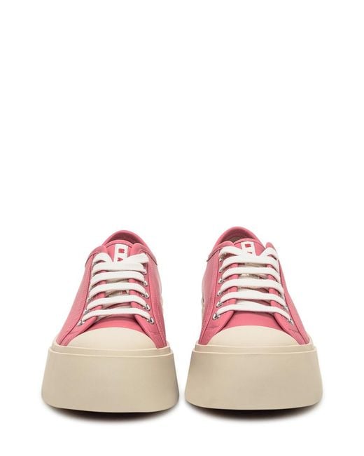 Marni Pink Solid Pablo Sneakers