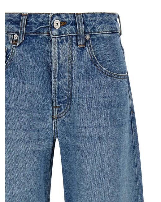 Jacquemus Blue Le De-Nmes Large Jeans