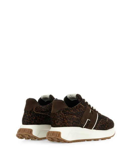 Hogan Black Printed H641 Sneakers